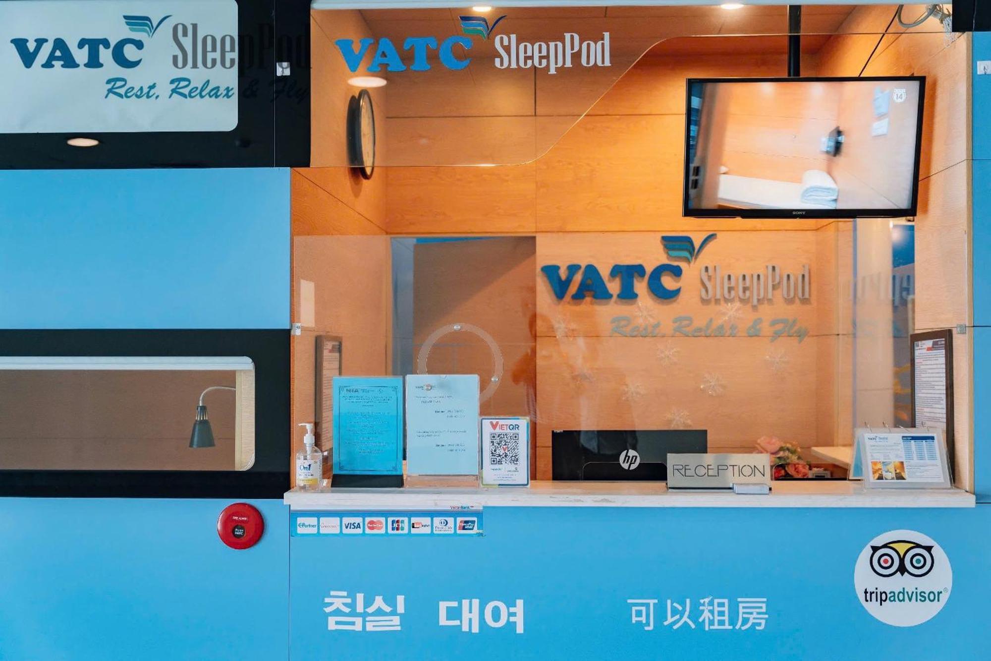 Отель Vatc Sleep Pod Terminal 2 Нойбай Экстерьер фото
