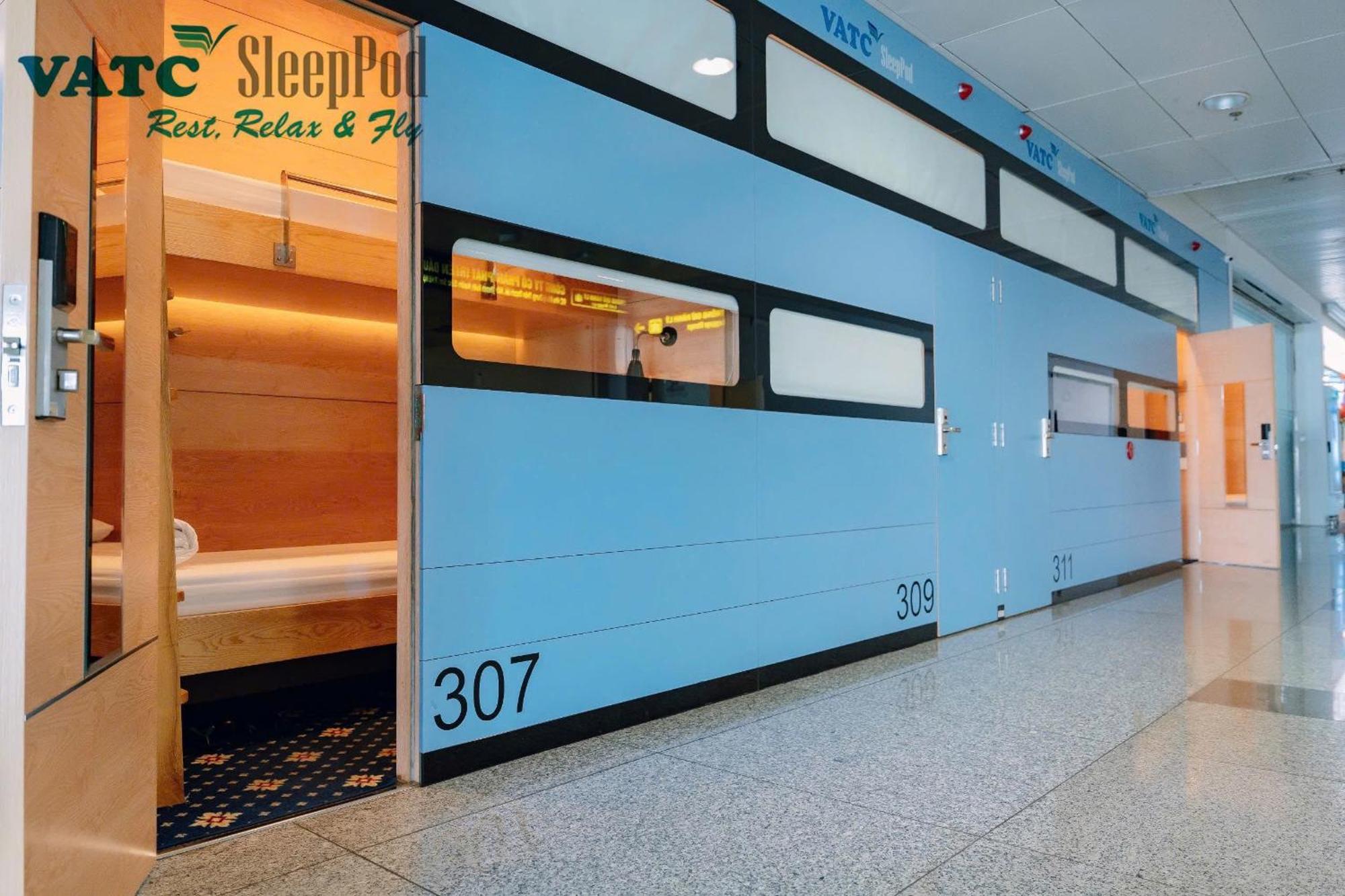 Отель Vatc Sleep Pod Terminal 2 Нойбай Экстерьер фото